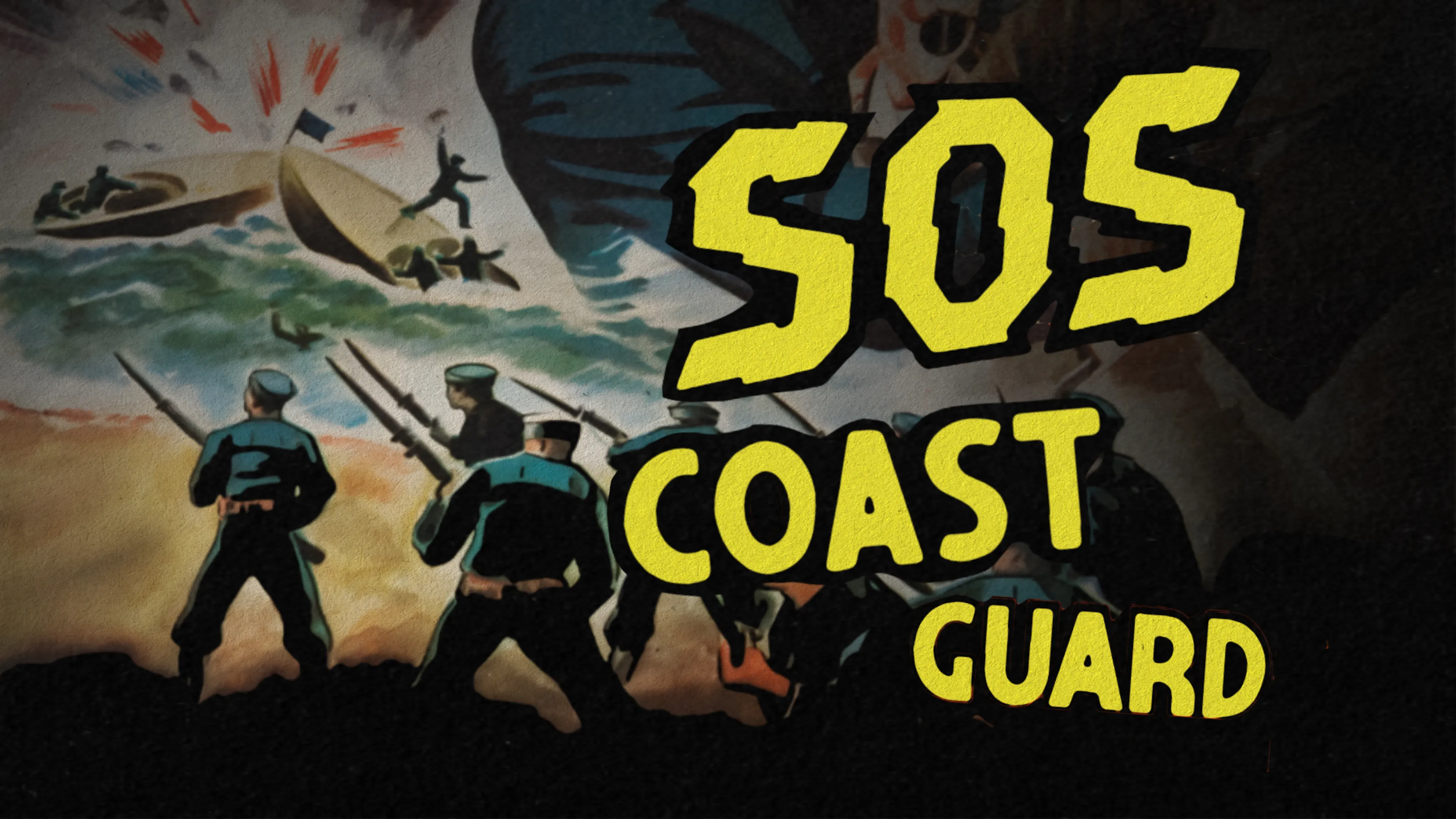 SOS Coast Guard poster
